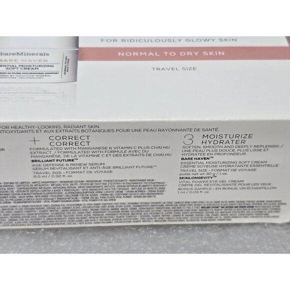 BareMinerals Glow To-Go Skincare Travel Set For Normal To Dry Skin - Picture 3 of 4